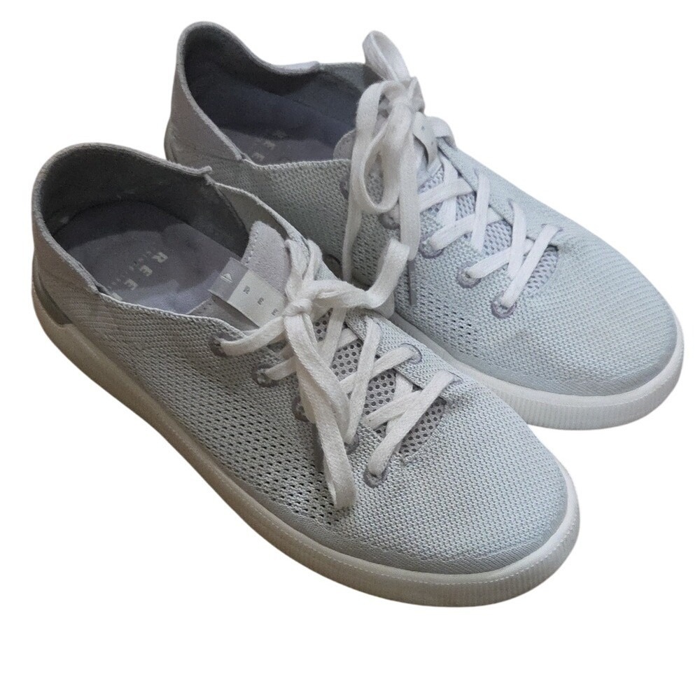 Reef Women's Light Gray Knit Sneakers